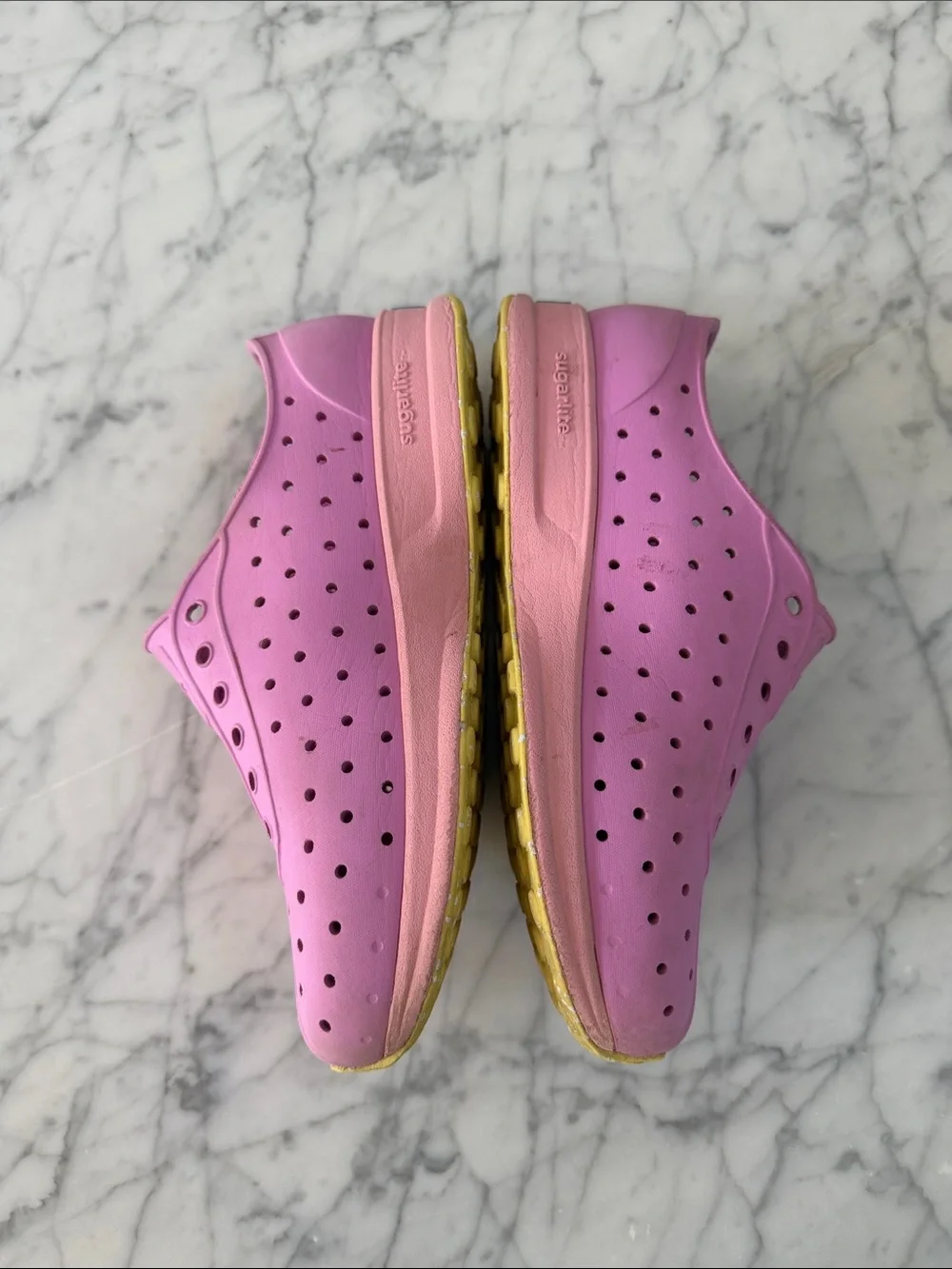 Native Shoes Robbie Sugarlite Slip-On Kids Sz 2 Pink Lightweight Water Shoes